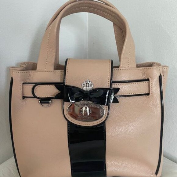 My Flat In London Debutante Tote – Nude/Black – NWT - Picture 2 of 11